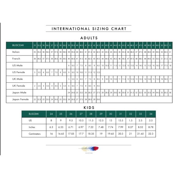 Buscemi 100MM Toddler Alce Oceano Leather Sneakers EU T28 US 11.5 - Picture 7 of 7